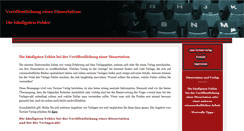 Desktop Screenshot of doktorarbeit-veroeffentlichen.de